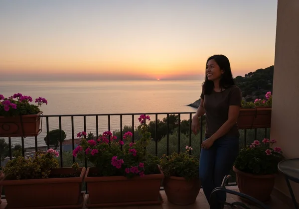 Person feeling freedom and hope, opening up to the world