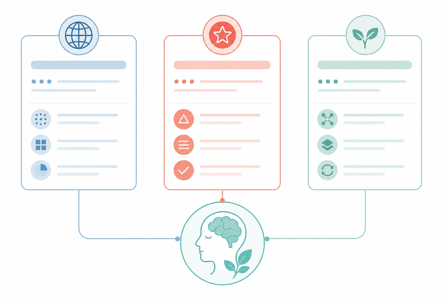 Three coding systems compared